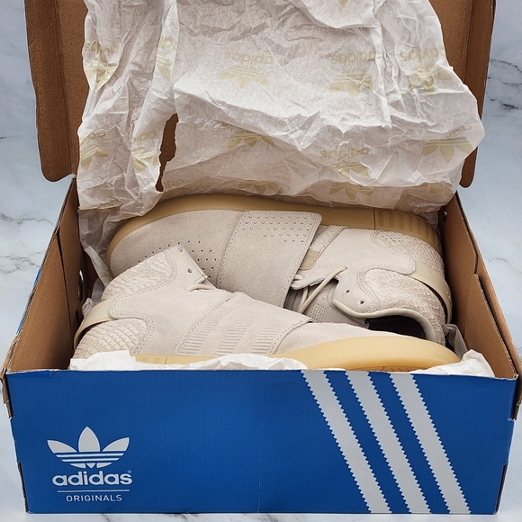 Adidas - Tubular Invader Strap Sneakers - Beige - US 7½ - Picture 14 of 16